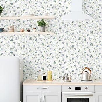 Galerie Wallcoverings Product Code G67864 - Miniatures 3 Wallpaper Collection - Blue Green White Colours -  