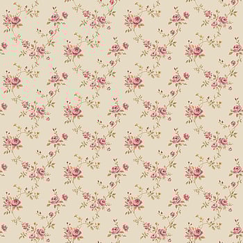 Galerie Wallcoverings Product Code G67893 - Miniatures 3 Wallpaper Collection - Red Cream Green Colours -  