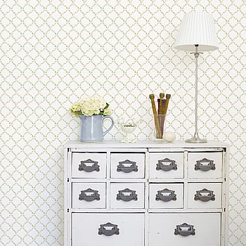 Galerie Wallcoverings Product Code G67905 - Miniatures 2 Wallpaper Collection - Pink Green White Colours -  