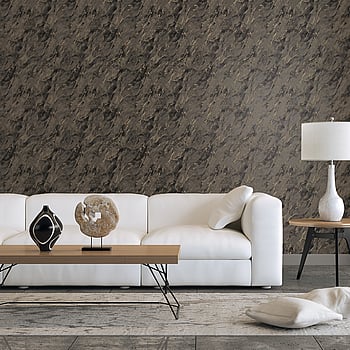 Galerie Wallcoverings Product Code G68097 - Special FX 2 Wallpaper Collection - Black, Taupe, Gold Colours -  