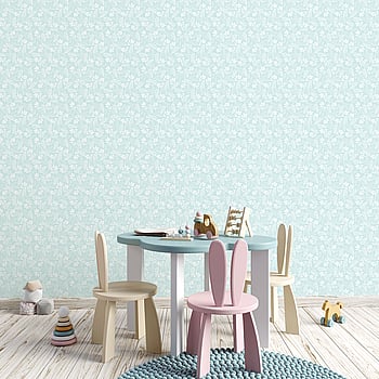 Galerie Wallcoverings Product Code G78383 - Tiny Tots 2 Wallpaper Collection - Turquoise Colours -  
