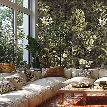 Galerie Wallcoverings Product Code HZ62084M - Horizon Wallpaper Collection - Cream Grey Green Colours -  