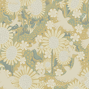 Galerie Wallcoverings Product Code S63010 - Sommarang 2 Wallpaper Collection - Yellow Colours -  