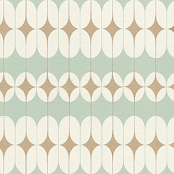 Galerie Wallcoverings Product Code SK21115 - Skandinavia 2 Wallpaper Collection - Green Gold White Colours -  