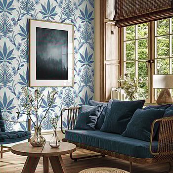 Galerie Wallcoverings Product Code TJ40102 - Mulberry Tree Wallpaper Collection - Blue Colours -  