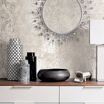 Galerie Wallcoverings Product Code W78222 - Metallic Fx Wallpaper Collection - Silver Beige Colours -  