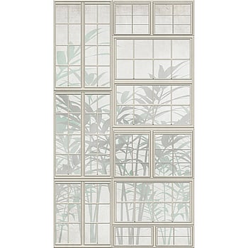 Galerie Wallcoverings Product Code WH45213M - Welcome Home Murals Wallpaper Collection - Cream, Grey, Green Colours -  